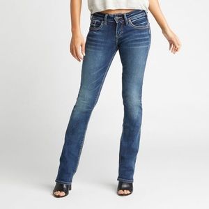 Silver Jeans Suki Mid-rise Curvy Fit Size W28/L34